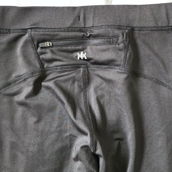 Kyodan Black and Green Exercise Workout Leggings - Picture 4 of 5